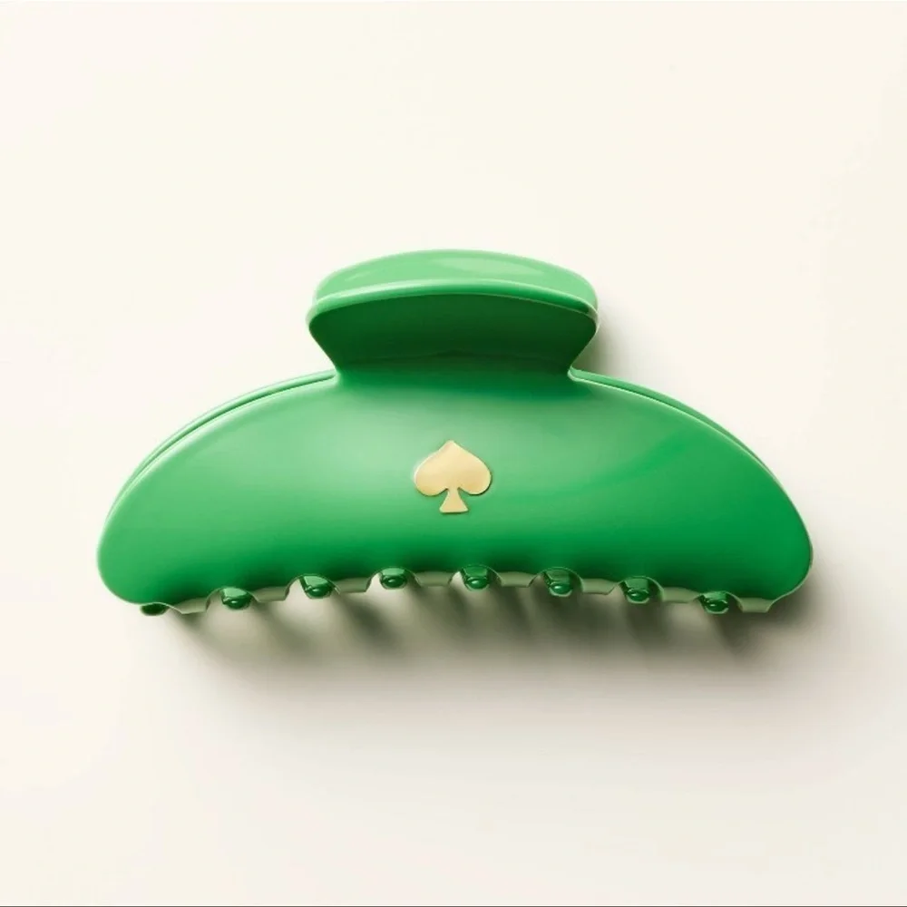 💚NWT Kate Spade Green Claw Hair Clip